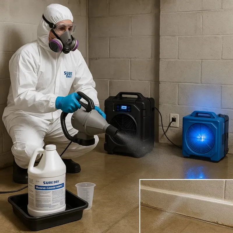 Sanitization and Odor Removal process in Prairieville, LA