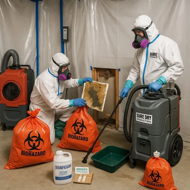 Contaminated Water Handling Protocols process in Prairieville, LA