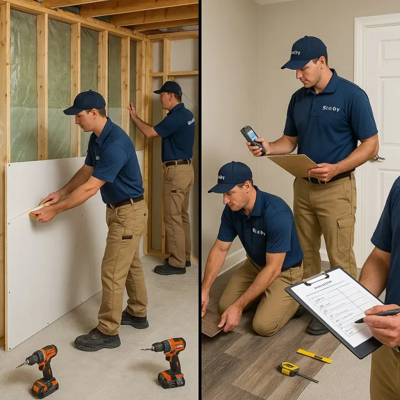 Repairs and Reconstruction process in Prairieville, LA